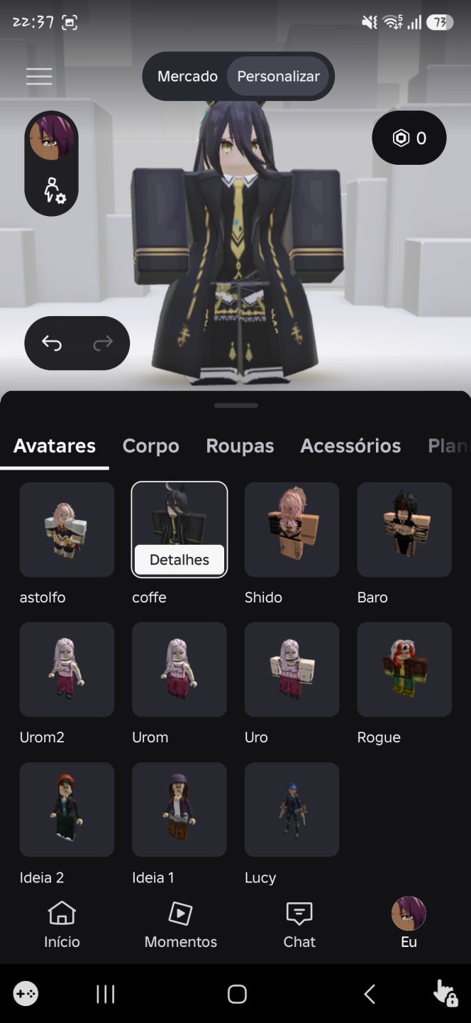 Conta roblox com muitas skins femininas