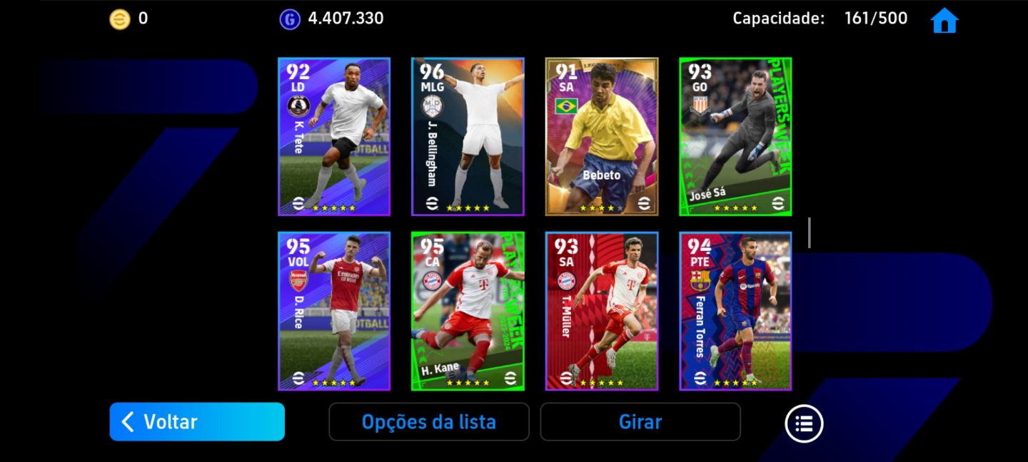 Conta Efootball Mobile forte
