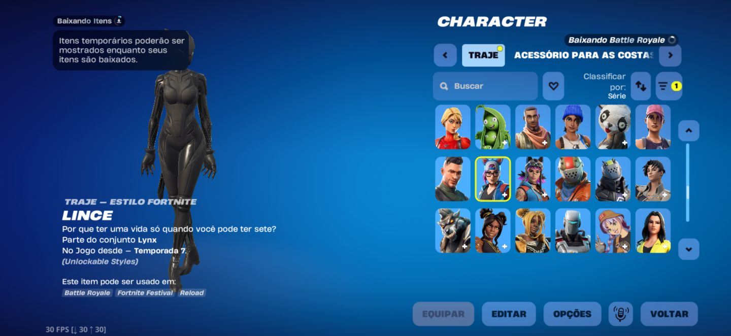 Conta Fortnite OG - 292 skins + Salve o mundo FUNDADOR
