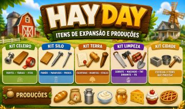 HAY DAY | ITENS DE EXPANSÃO, KITS E PRODUÇÕES | MELHORES PREÇOS