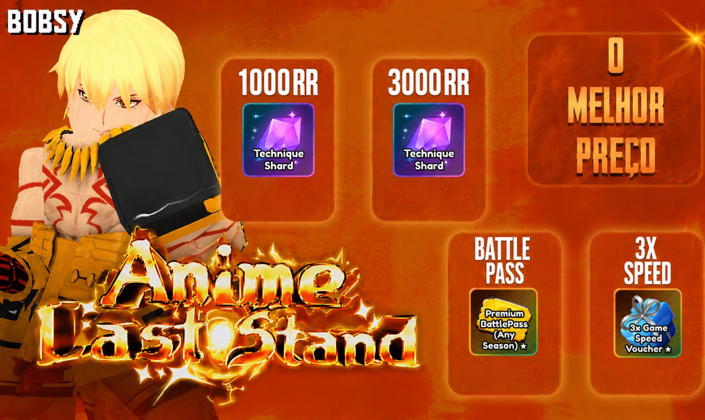 Anime Last Stand , Gamepass. (BARATO)