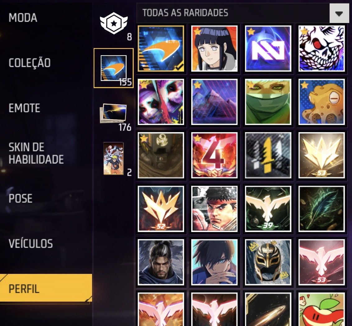 CONTA FREE FIRE DE 7 ANOS GEMADINHA