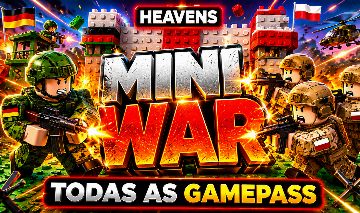 (MENOR PREÇO) Mini War | x2 Money + x2 Building + Auto Collect