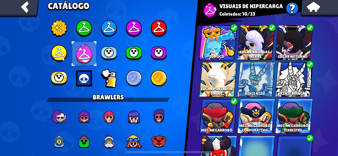 Conta de Brawl Stars | 3 Prestígios | Mestre | 120K Troféus | 106 Brawlers