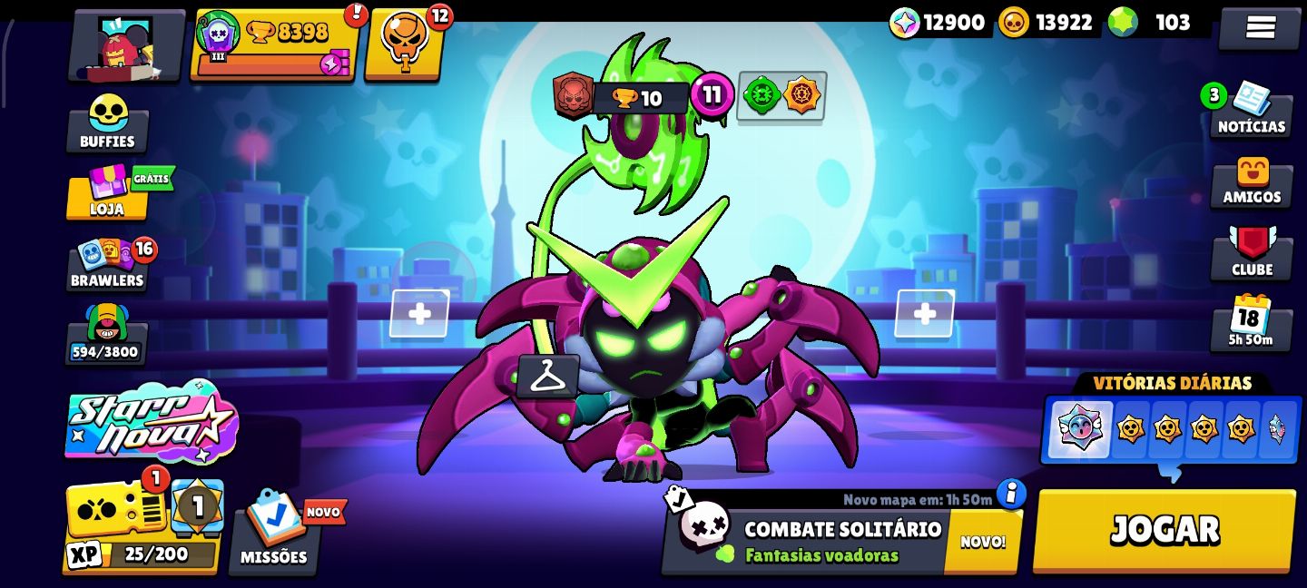 CONTA BRAWL STARS | 8K TROFÉUS
