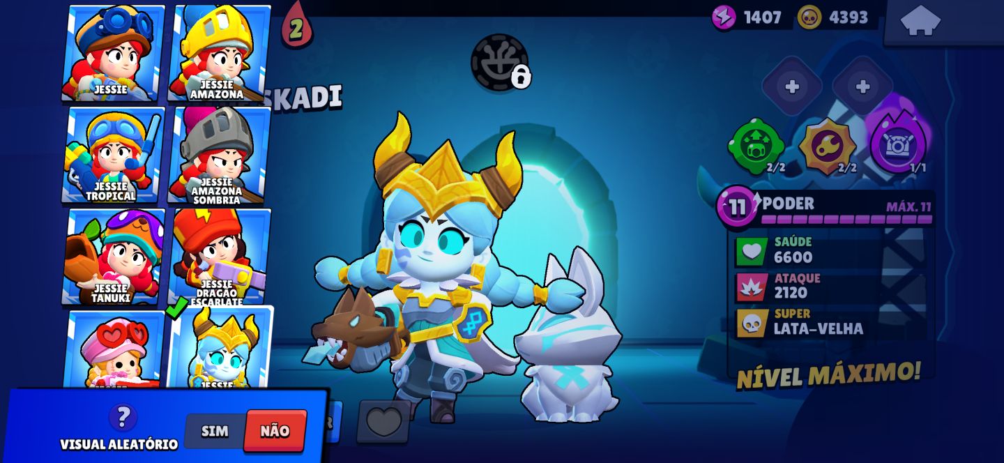 Conta brawlstars 100k trofeus