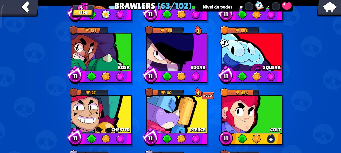 CONTA BRAWL STARS | 8K TROFÉUS