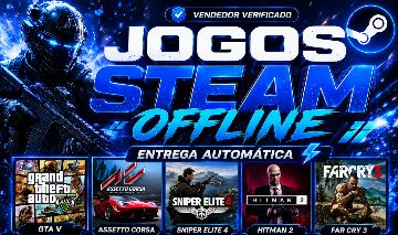 JOGOS STEAM OFFLINE COM GARANTIA E PREÇO BAIXO ! | ACESSO RÁPIDO