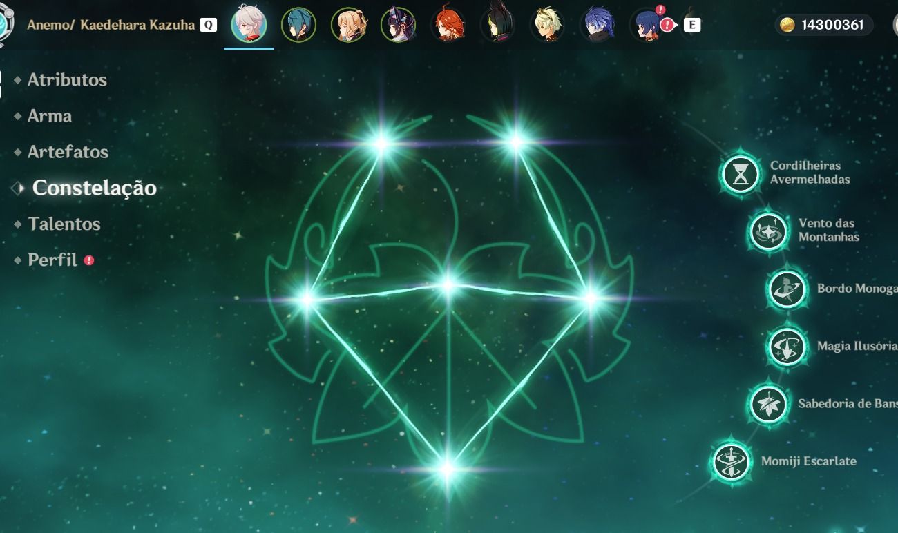 Kazuha C6 + Mavuika + Flins + Jean C4
