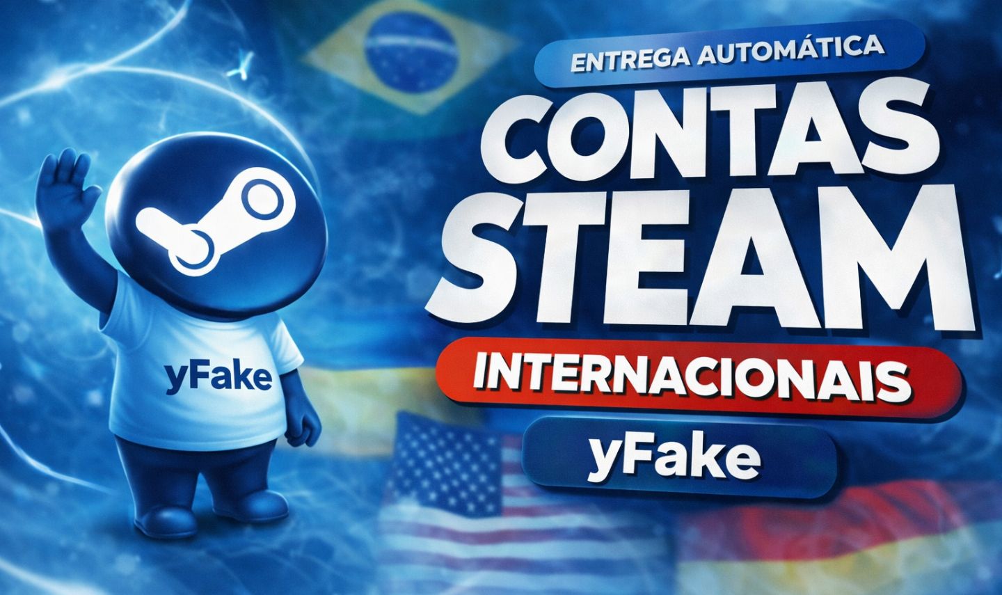 CONTAS NOVAS DA STEAM DE TODO O MUNDO E BRASILEIRAS (ENTREGA AUTOMÁTICA)