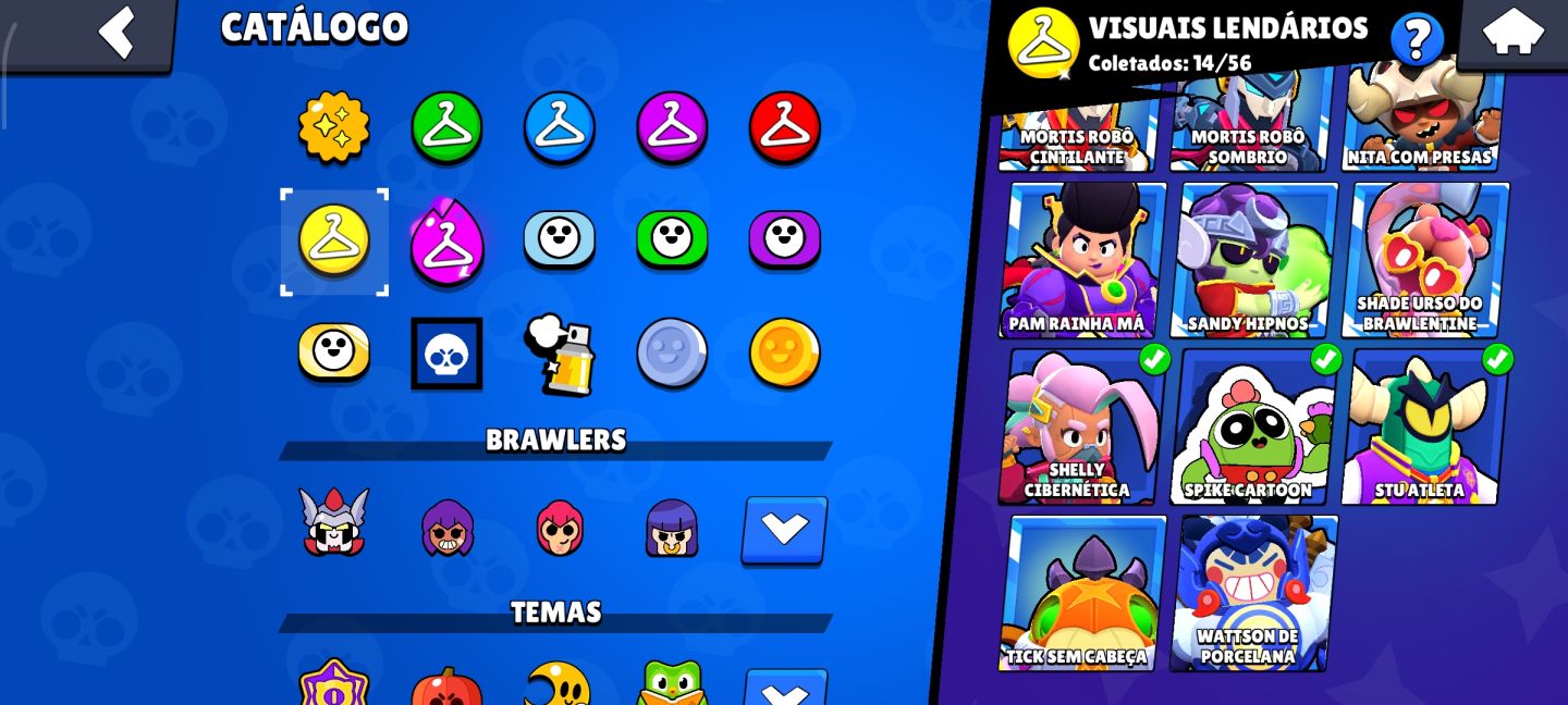 Conta BRAWL STARS 76K