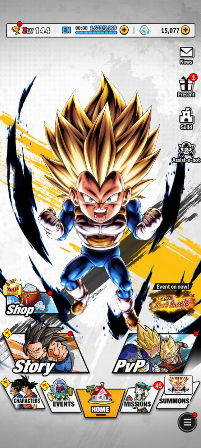 Conta Dragon Ball Legends Full Daima com 15K de CC