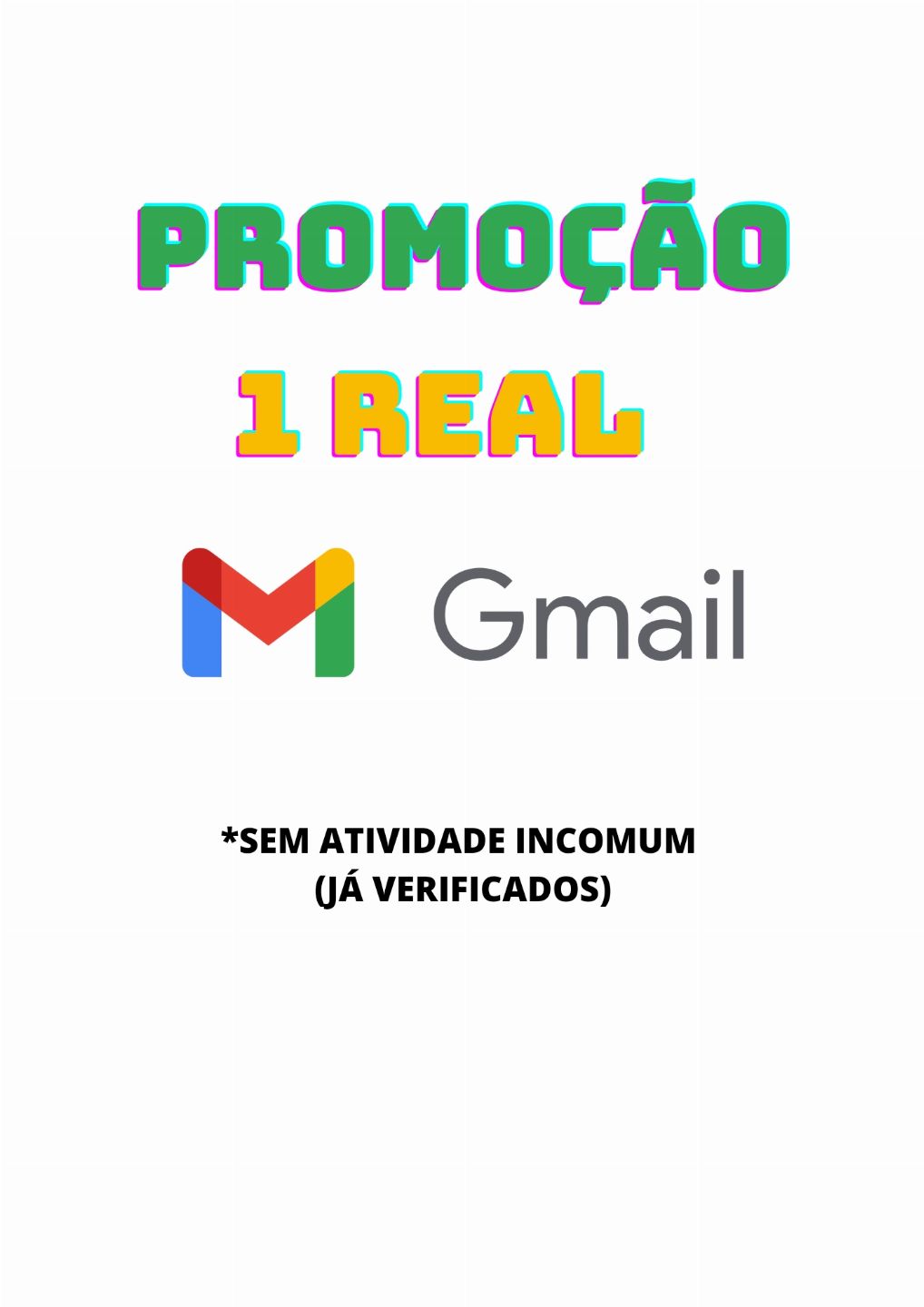 CONTAS GMAIL  |ENTREGA AUTOMÁTICA| (MELHOR PREÇO)