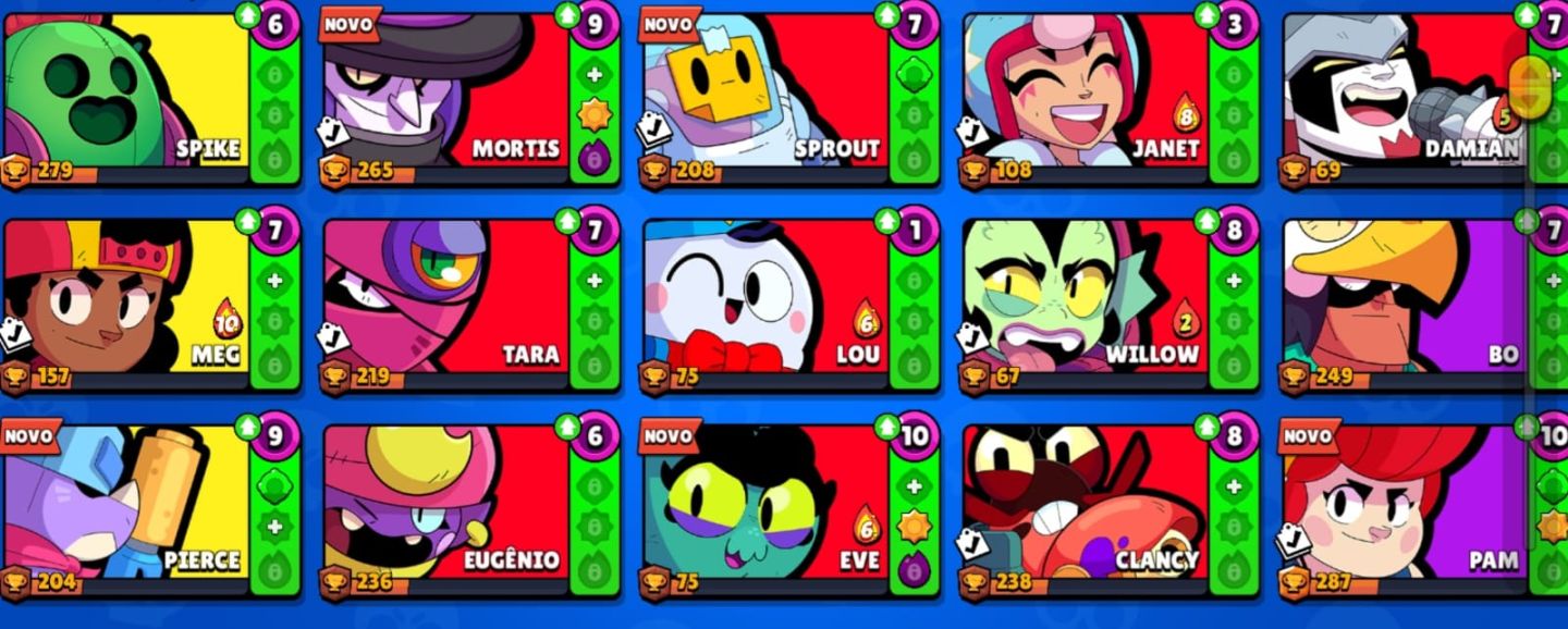 BRAWL STARS | 12K DE TROFÉUS | 52 BRAWLERS | 97 SKINS