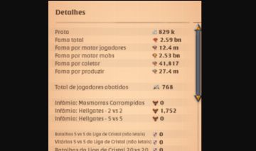 Conta com 8 Armas no 800, Tendo seu Destaque nas Besta + 181 M em item