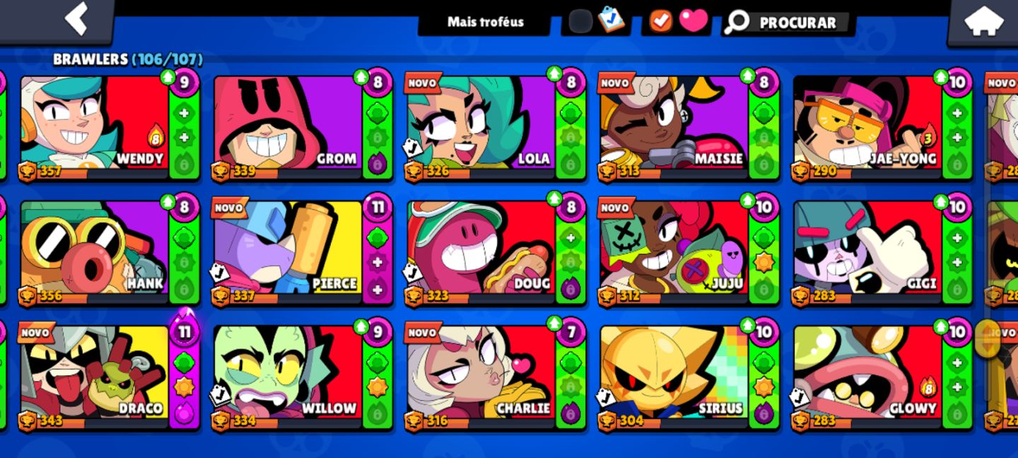 Conta Brawl Stars Rara 2019 60k Troféus | Todos os Brawlers (Sem o cosmo)