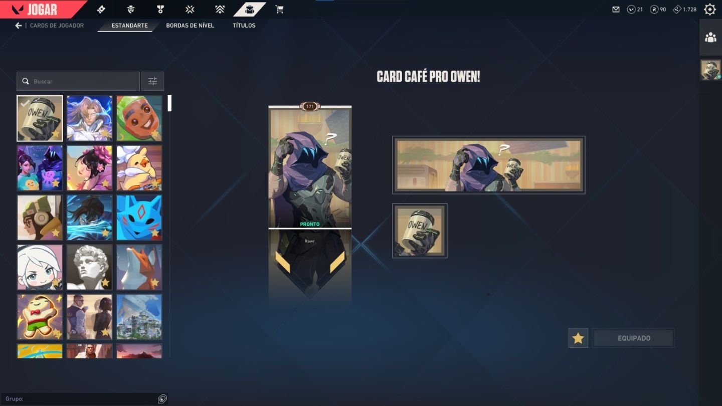 4-5k em skins, dona única e total acesso, podemos negociar valor