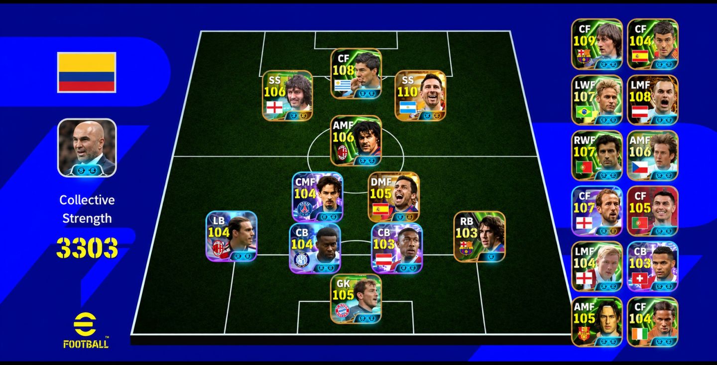 CONTA EFOOTBALL - 3303 OVER - SOMENTE KONAMI ID