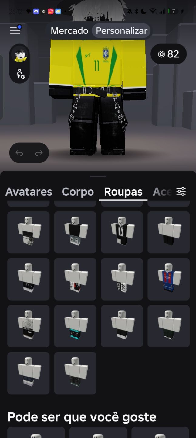 Conta de Roblox no preço dou desconto