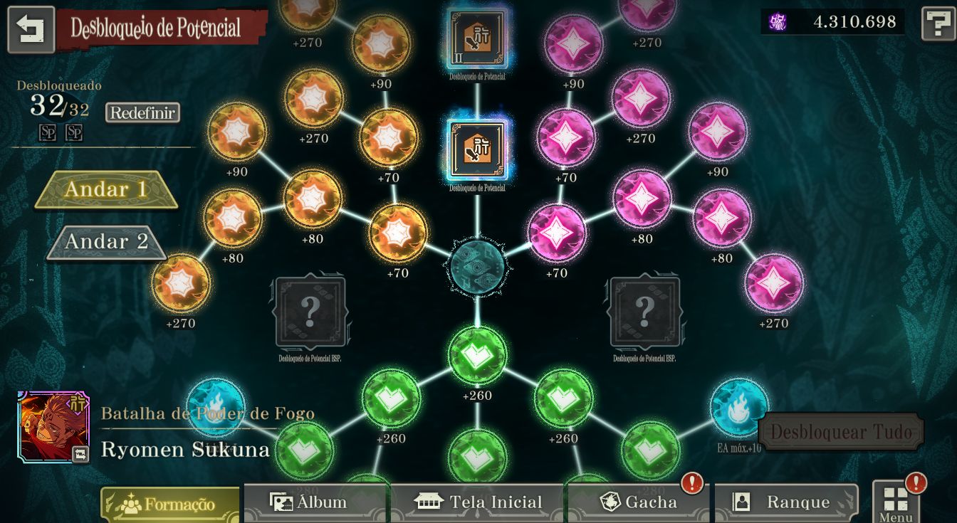 Conta JJK 9 Limitados + Cubos e 1K+ Tickets