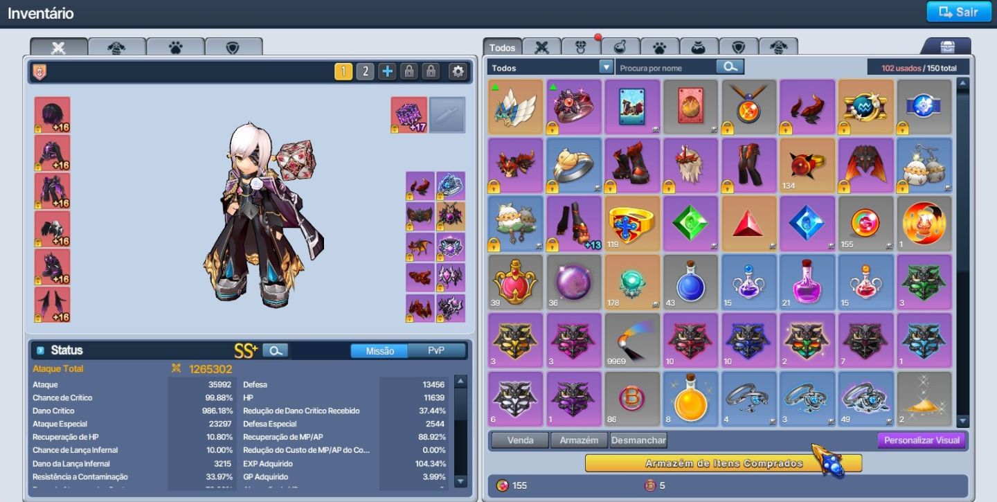 Conta Grand Chase Classic end-game + conta Steam lv 27