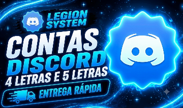 Contas Discord Raras | 4 Letras e 5 Letras | Novas / Virgem