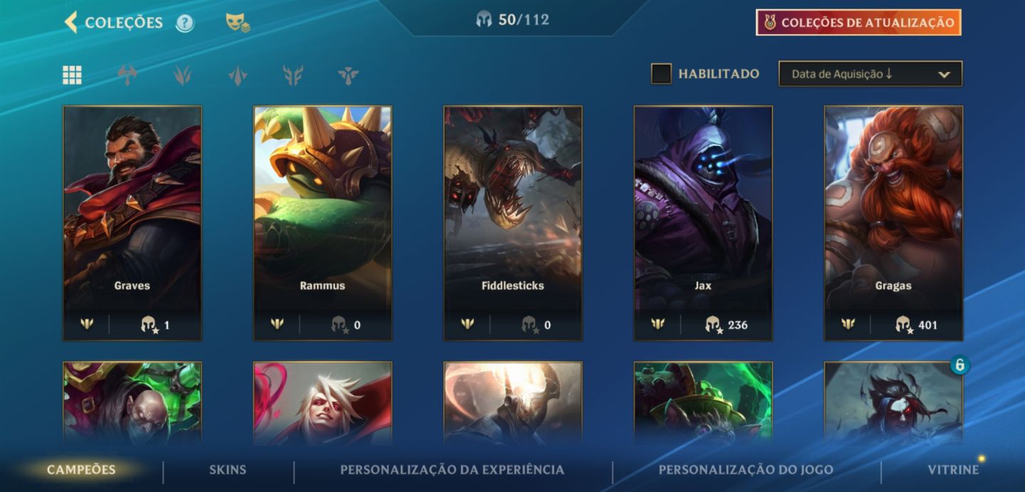 Conta boa para upar!!! Barata!