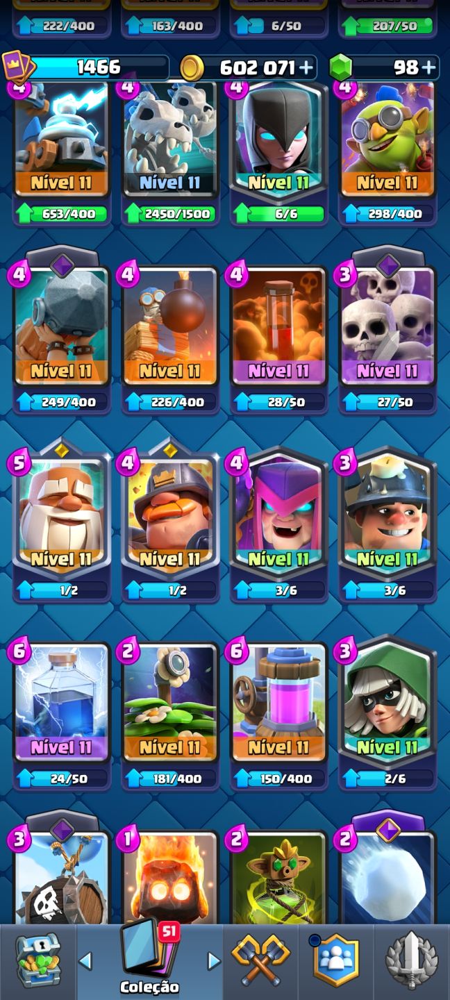 CONTA DE CLASH ROYALE COM 10K DE TROFÉUS