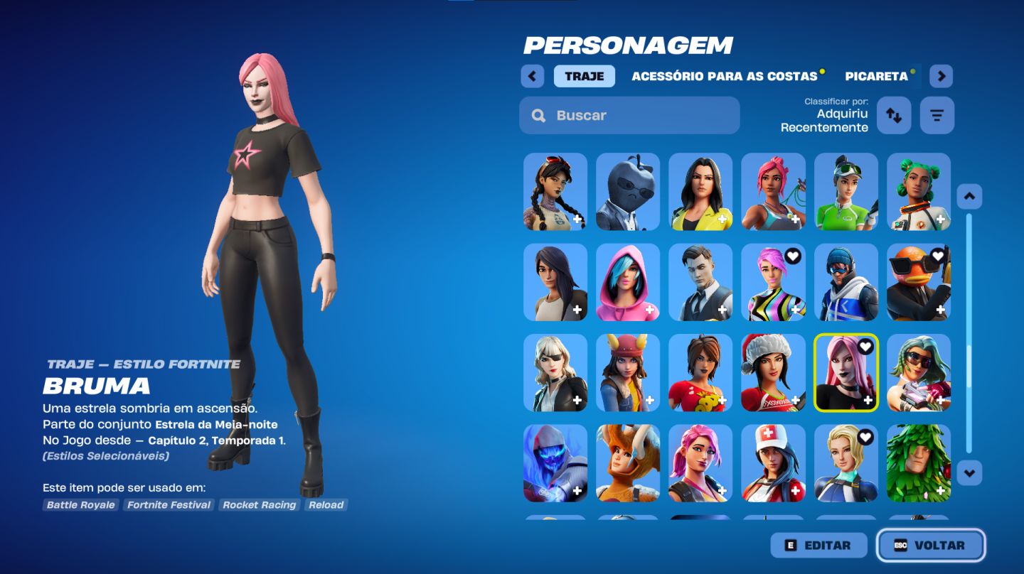 Conta fortnite 203 skin salve o mundo fundador e glow