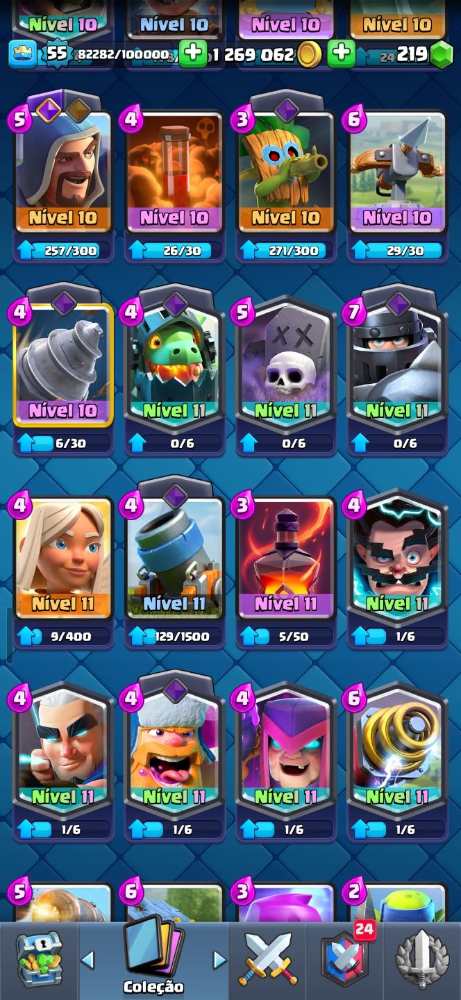 CONTA CLASH ROYALE BOA PRA JOGAR