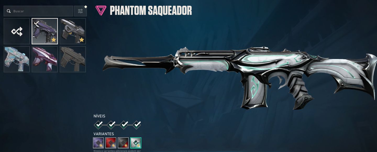 Conta de valorant com skins e elo baixo para poder aproveitar de smurf
