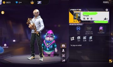 CONTA FF LVL 15 | CARTÃO TROCA NICK + GRANADA CAÇADOR DE OSSOS + 31K OURO