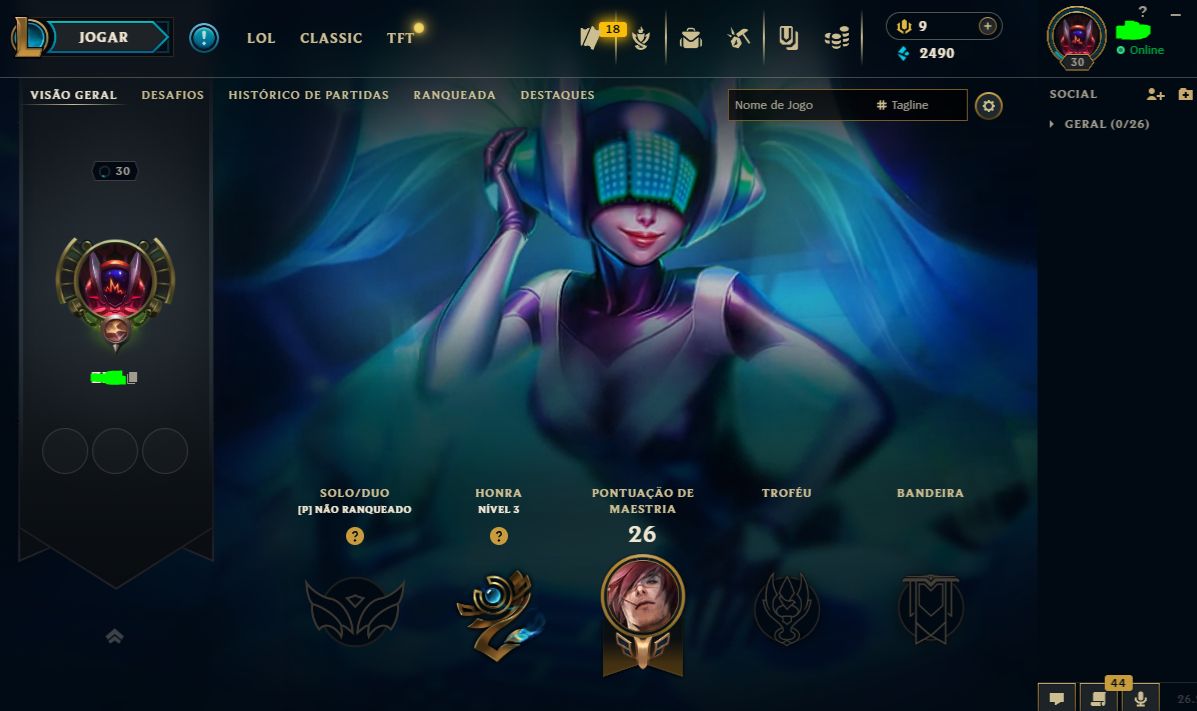 SMURF LEVEL 30 | NUNCA TEVE ELO | 58 CHAMP 71 SKINS | FULL ACESSO