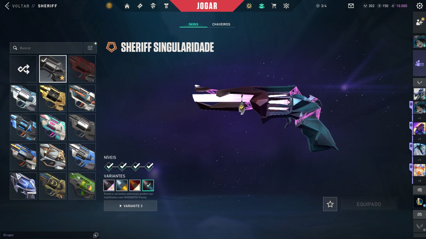 CONTA VALORANT RADIANTE