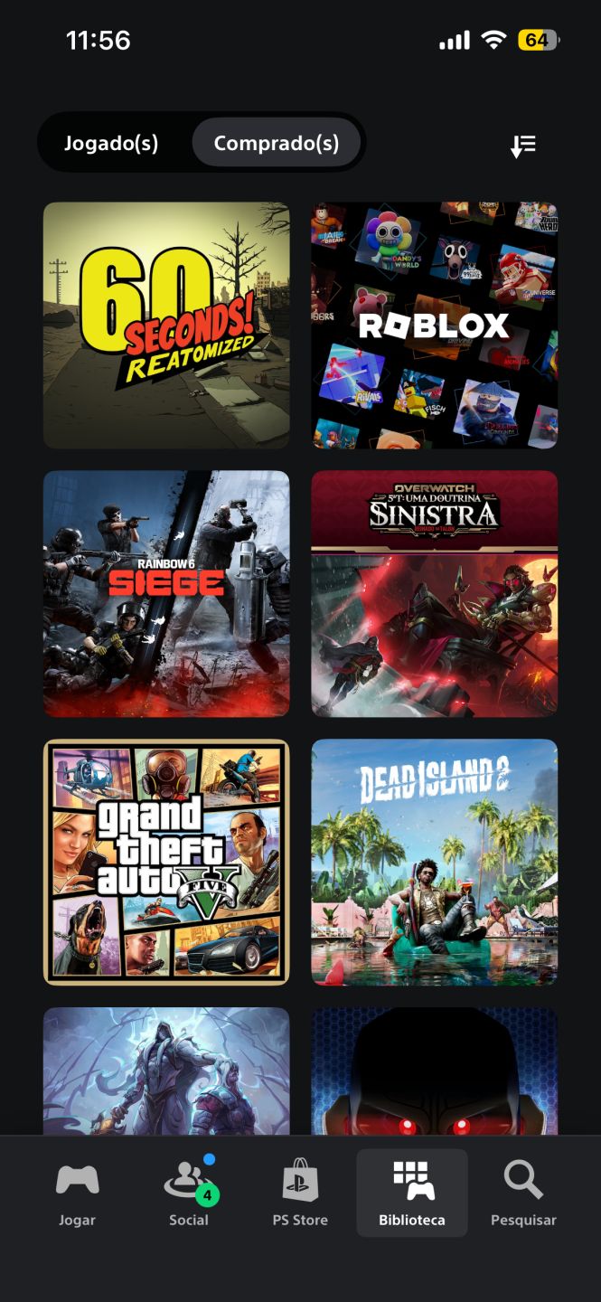 COMTA PSN COM MUITOS JOGOS