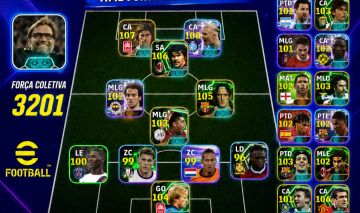 Conta de Efootball com Haaland, Gullit, Müller é Oliver khan