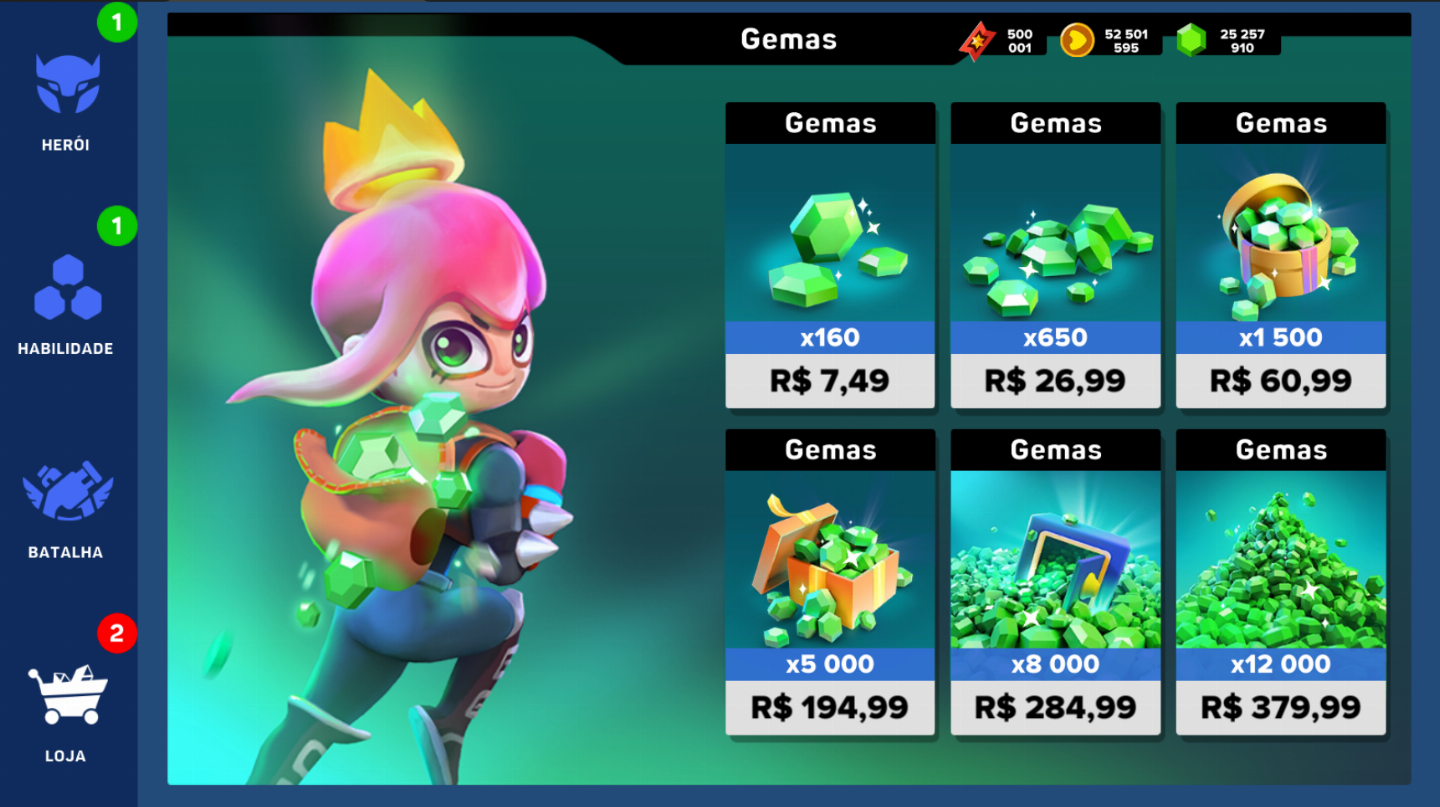 HEROES STRIKE: BATTLE ROYALE | CONTAS FULL | ANDROID | TOP VENDAS