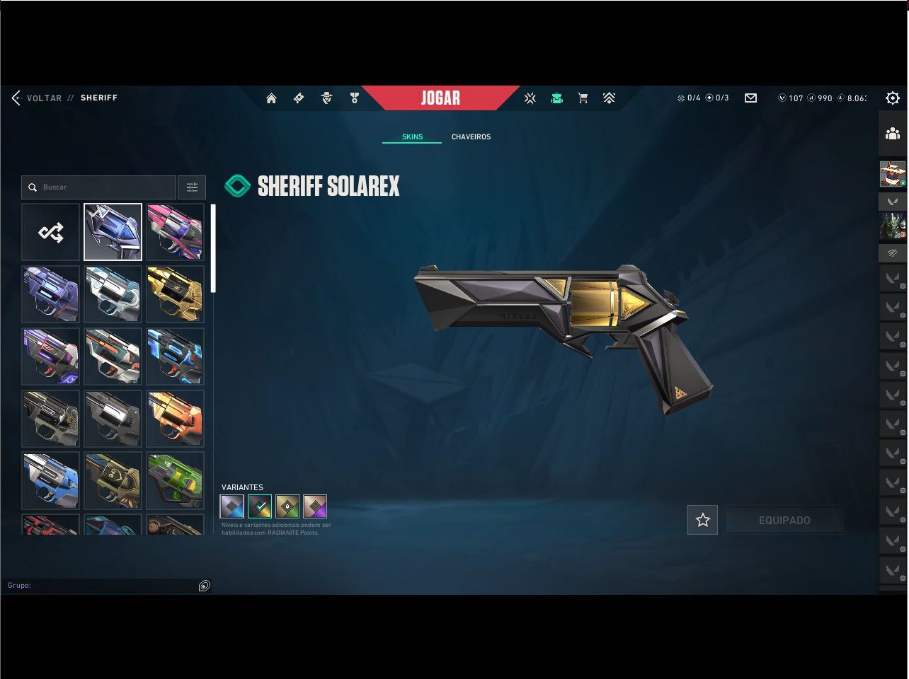 CONTA VALORANT PEAK IMO 3 COM SKINS , Imortal 1 passado, 840 gastos, dono unico
