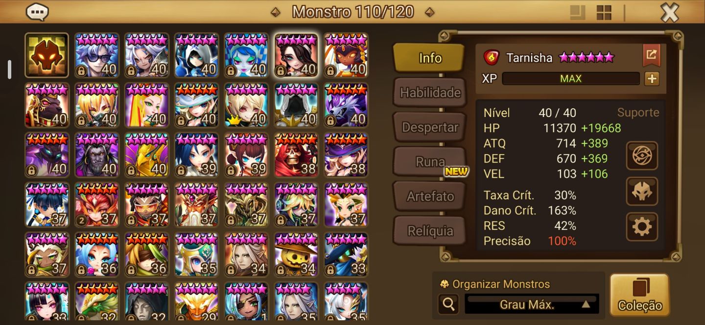 Summoners war server - 4LD 5* Gandalf de luz, Julianne, Seimei e Hanwul
