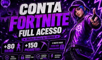 CONTA FULL ACESSO FORTNITE LEVEL 306