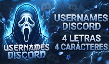 Conta Discord | 4 Letras (Contas iniciais com - 4 Letras, 4 carácteres, palavra)