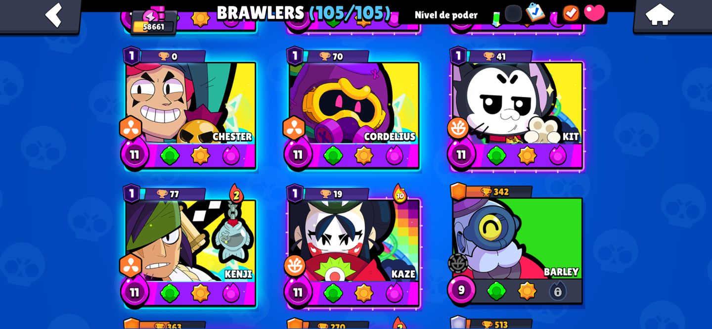 Conta Brawn Stars 2020 58K | Skins RARÍSSIMAS e Coleções Exclusivas