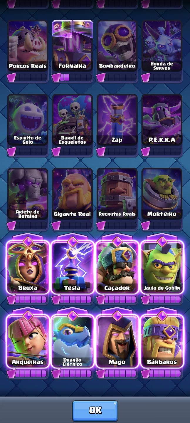 Conta de Clash Royale com 8597 troféus CONTA ANTIGA!!