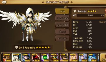 COMPTE STARTER SUMMONERS War Demoiselle des Enfers Light avec 3 nat 5 supp EUR 17,50 - FR