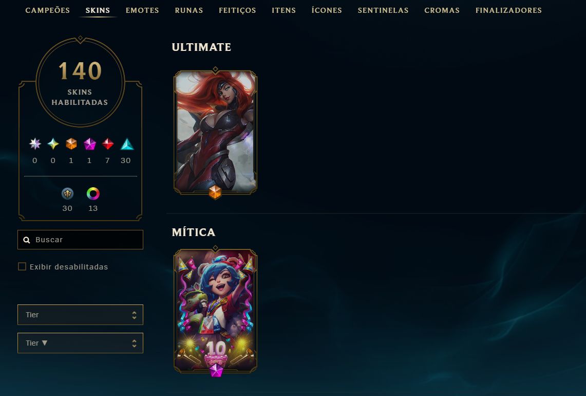 CONTA LOL BR | FULL ACESSO + EMAIL | 140 SKINS | TODOS CAMPEÕES | LVL 247