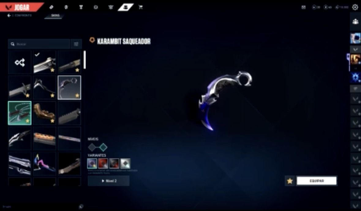 Conta Valorant ascendente mais de 9 skins de vandal e faca vct e karambit saq