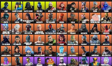 CONTA FORTNITE RARA | KRATOS + DARTH VADER + MANDALORIANO + 212 SKINS