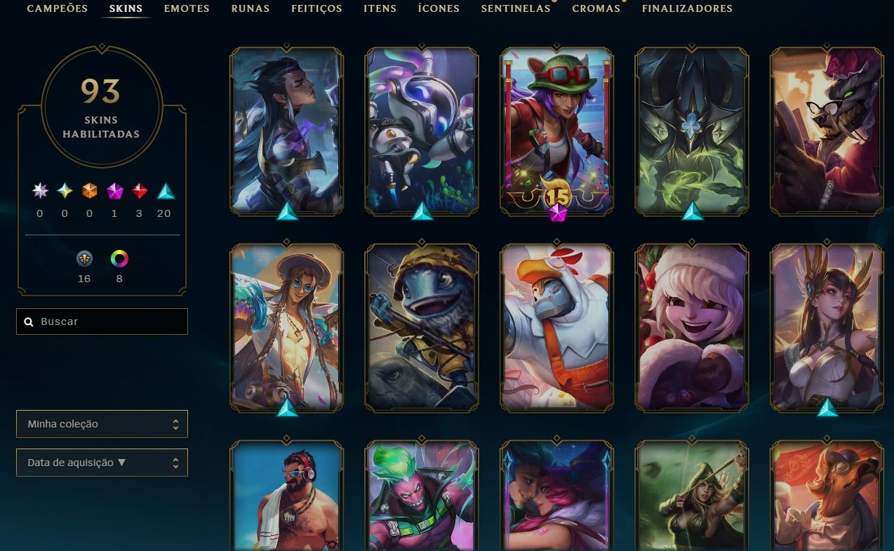 CONTA RIOT | VALORANT EX-IMORTAL 1 + LOL 93 SKINS | CHAMPIONS 2023/2024|R$ 500,0