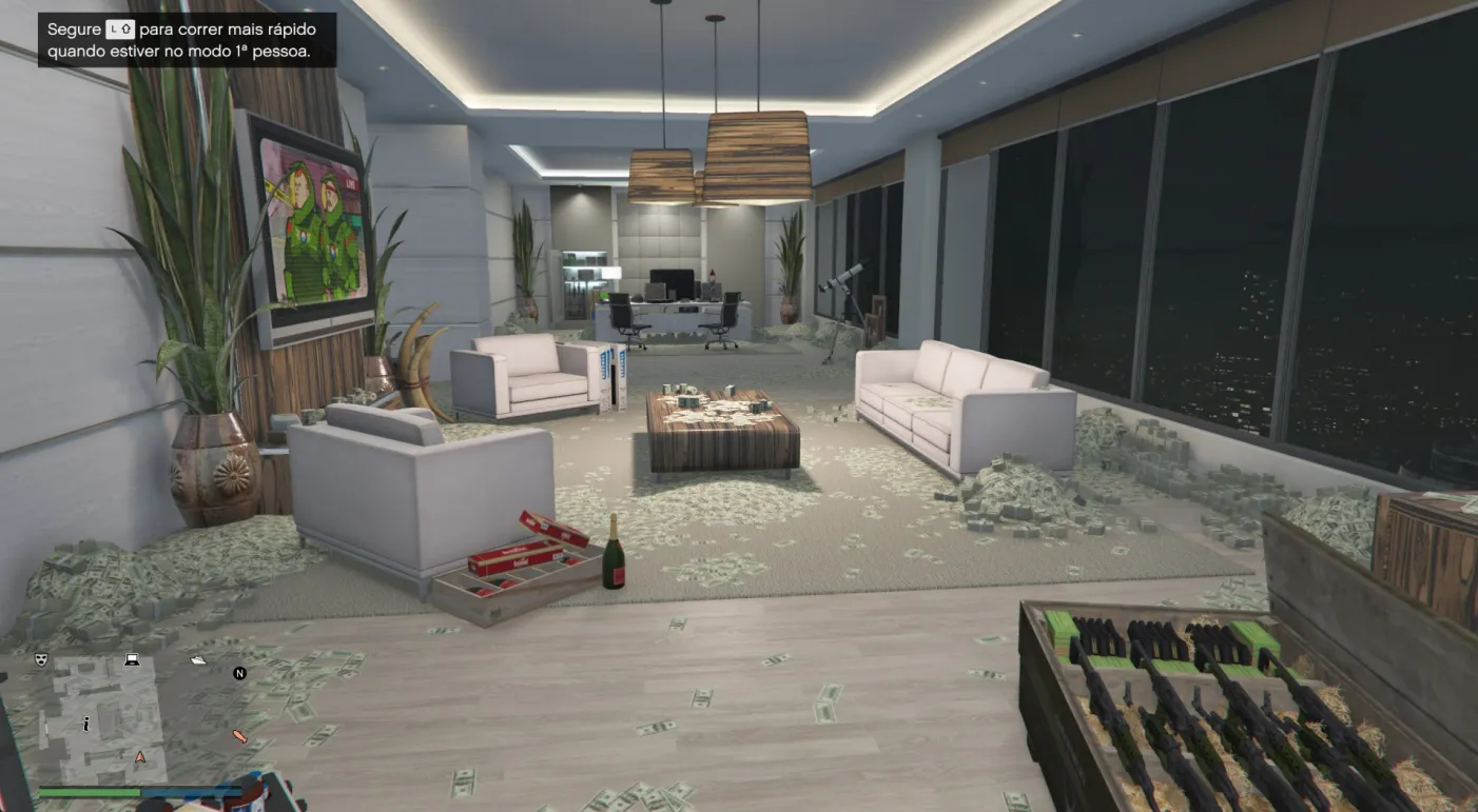 CONTA GTA ONLINE COM 1B NA CONTA, TODAS AS PROPRIEDADES, 130 CARROS MODDED
