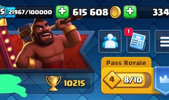 Conta de clash royale